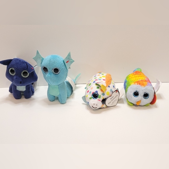 ✨3 for $15✨ TY Beanie Boos Set of 4 happy meal toys - Picture 1 of 1